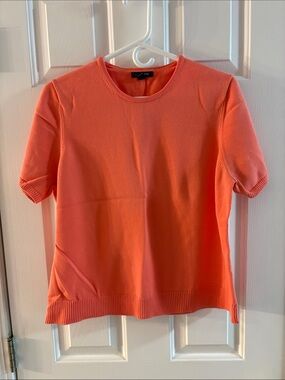 Lands End Coral Sweater Set